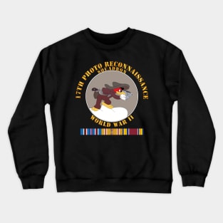 17th Photo Reconnaissance Squadron - WWII w PAC SVC Crewneck Sweatshirt